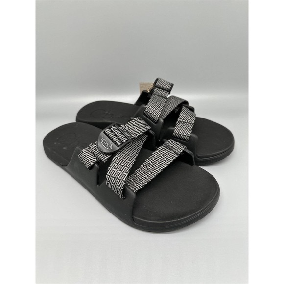 Chaco Chillos‎ Slide Black/Grey Comfort Sandal JCH108445 Men\'s US Sz 13 main image 5